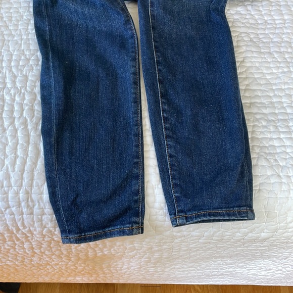 Good American Dark Blue Straight Leg Jeans - Picture 5 of 6